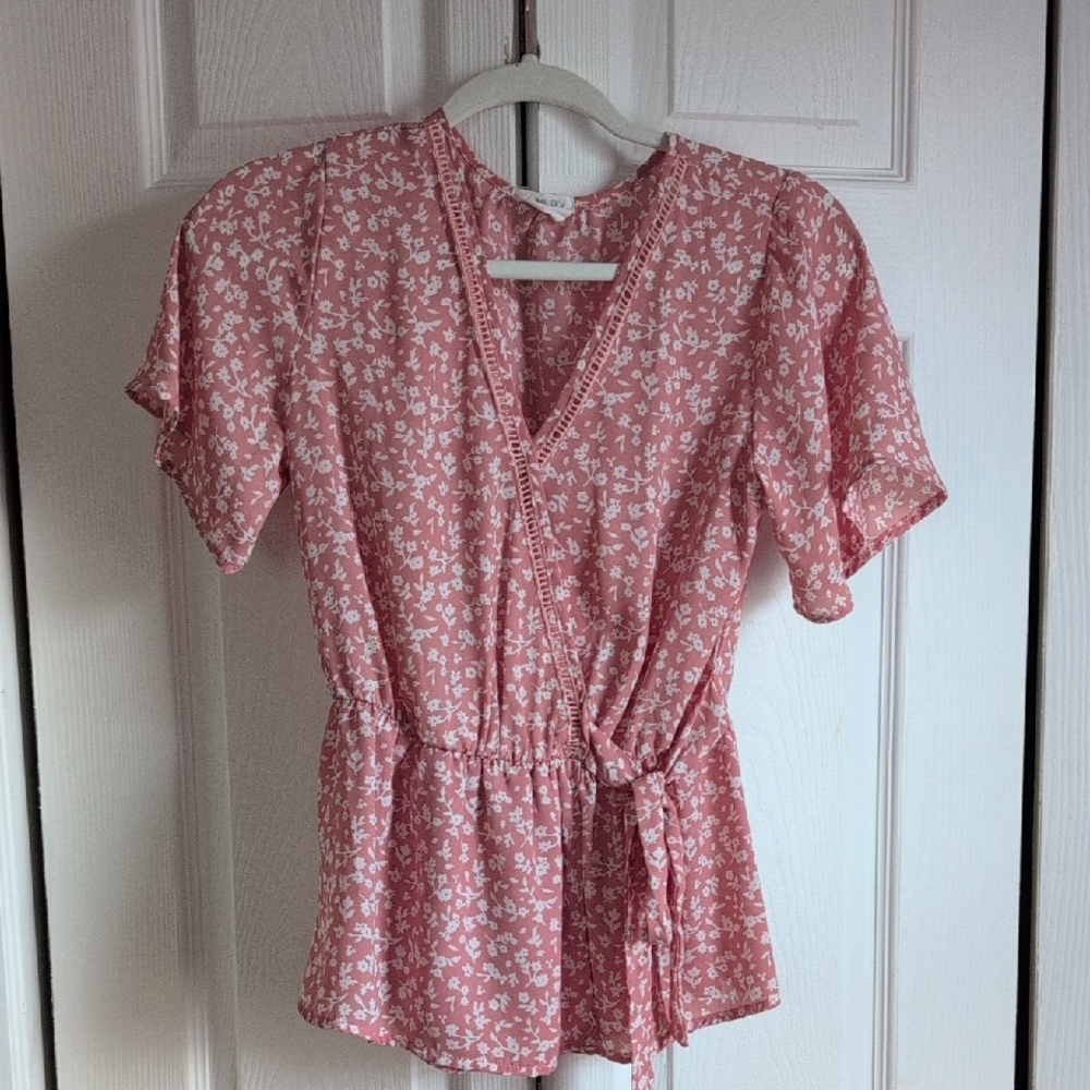 Sienna Sky Pink Floral Blouse